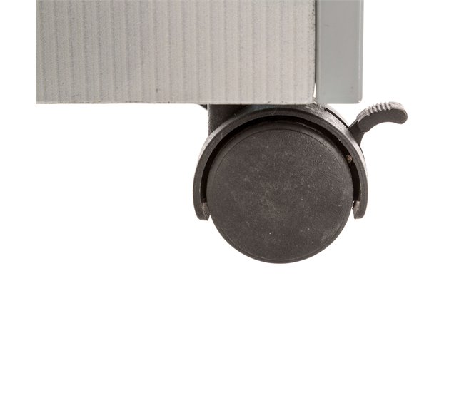 Baúl Bazar Contemporáneo con Ruedas 48 Gris