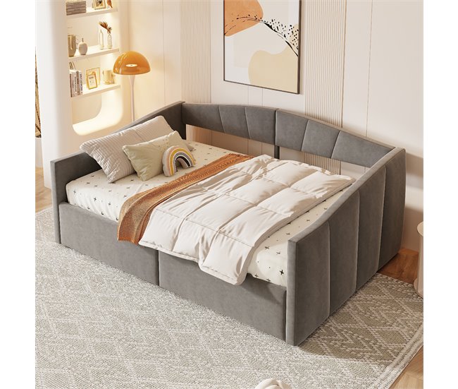 Canapés abatibles Gris