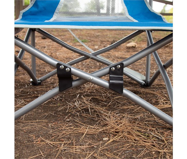 Aktive Silla de playa plegable Azul