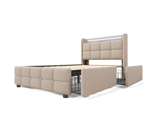 Camas individuales 94x220 Beige