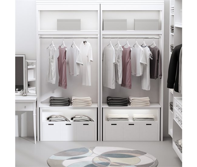 Aparador de Salón MDF HOMCOM, hogar - muebles de comedor 102 Blanco