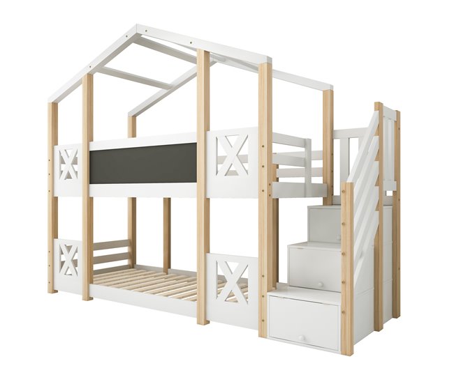 Cama litera Blanco