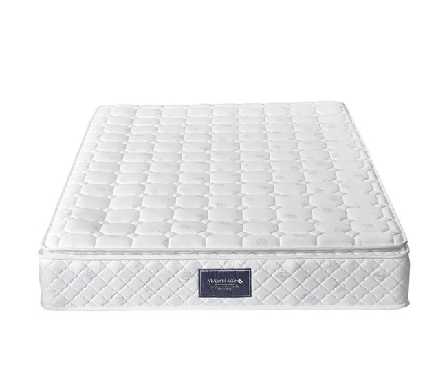 Cama de matrimonio de madera maciza 169x215 Gris