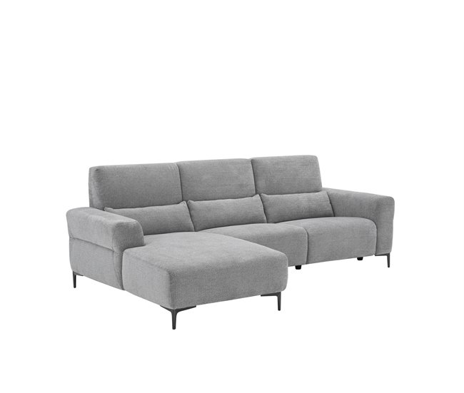 Chaise longue relax Eléctrica LEANIS Gris