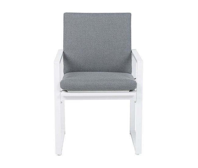 Beliani Silla de jardín PANCOLE Gris