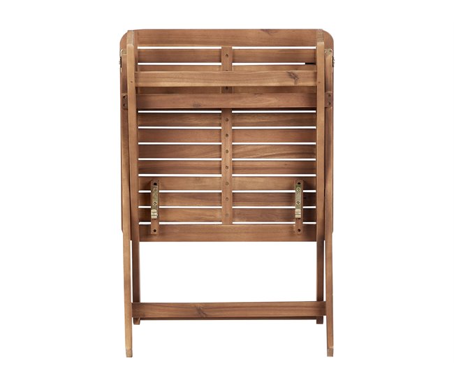 Beliani Conjunto bistro PARAGGI Madera Clara