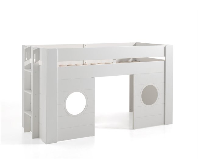 CAMA ALTA FREYA 96x214 Blanco