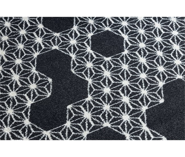 Alfombra HEOS 78547 HEXÁGONO ROMPECABEZAS 160x220 Antracita