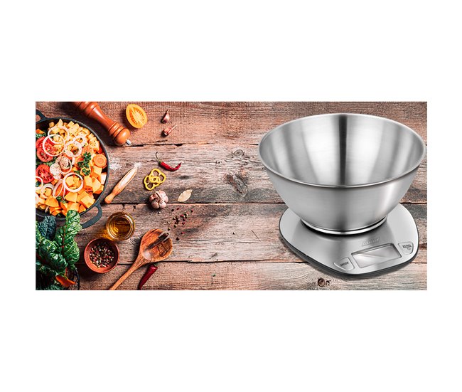 Balanza de cocina MPM MWK-05M Plateado