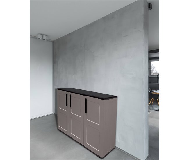 Armario exterior en PVC Gris