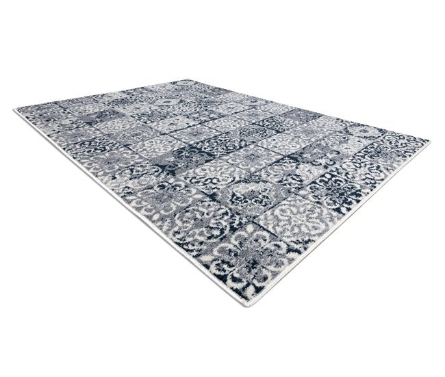 Alfombra HEOS 78586 LABOR DE RETAZOS AZULEJOS DE LISBOA 190x270 Gris
