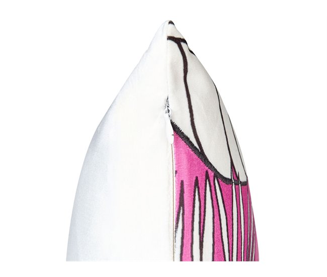 Beliani Cojín decorativo MALVA Rosa