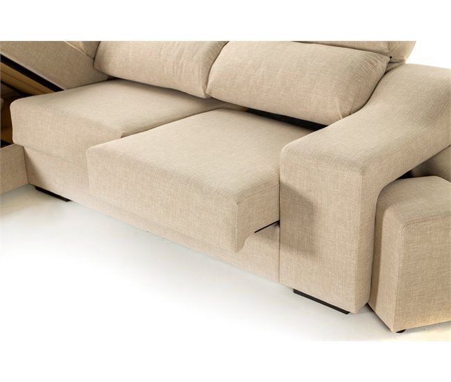 Chaise longue LUCIA IV Beige