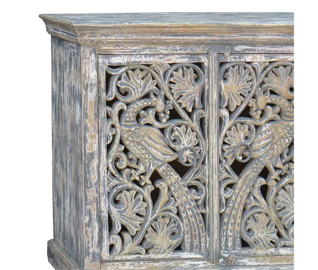 Aparador de madera acabado artesanal Blanco