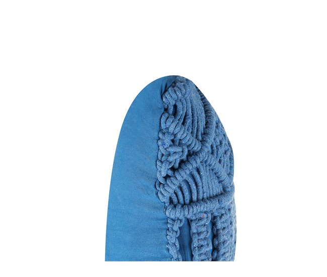 Beliani Cojín decorativo KARATAS Azul