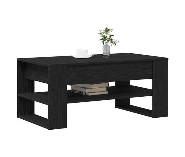 Centro De Mesa De Café 102x55 Marron