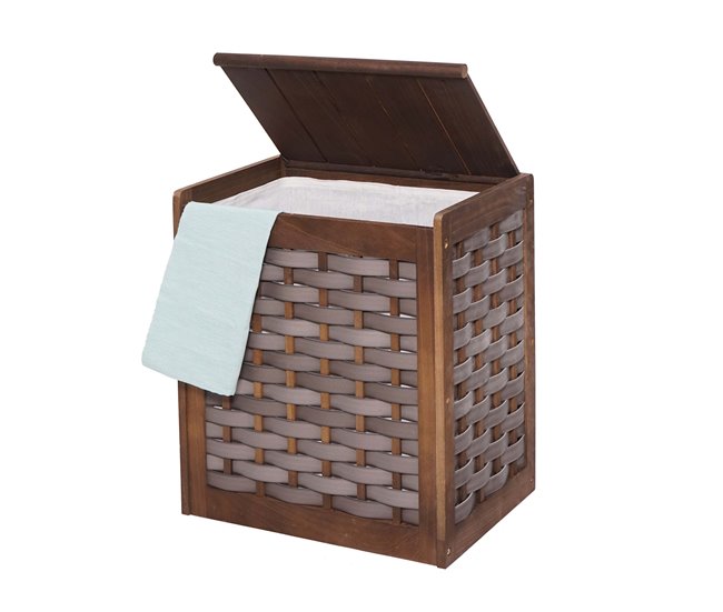 Cesto para la ropa sucia bolsa para la colada Marron Claro