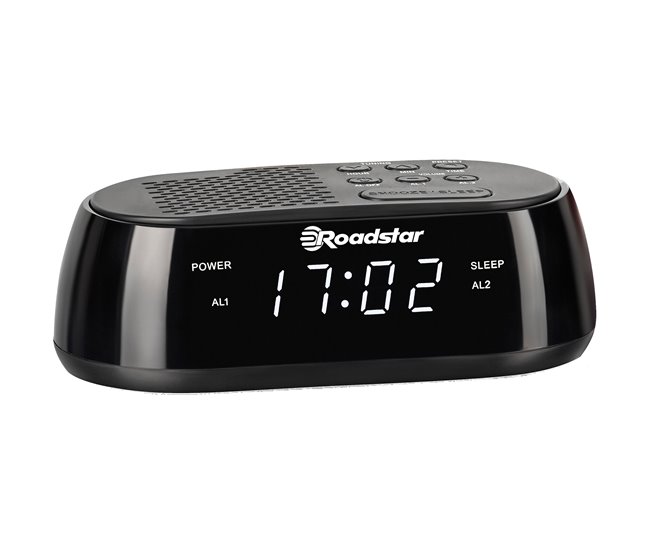 Despertador Roadstar CLR-2477 Negro