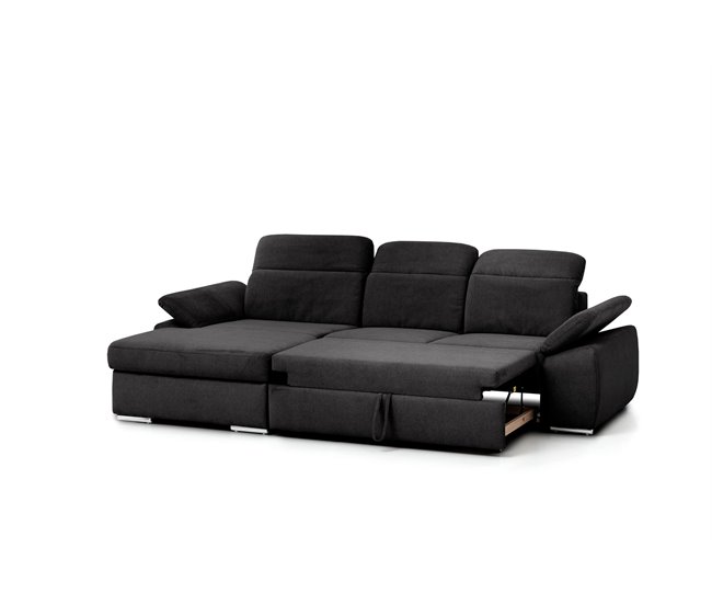 Chaise longue con cama MORIS Antracita