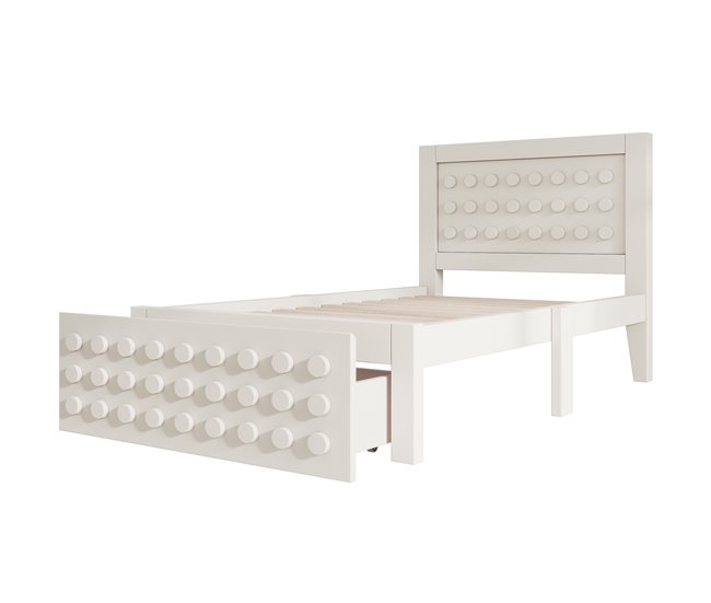 Camas infantiles 95x200 Blanco