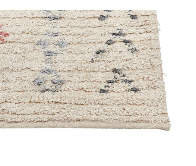 Beliani Alfombra de pelo corto DISPUR 140x200 Beige
