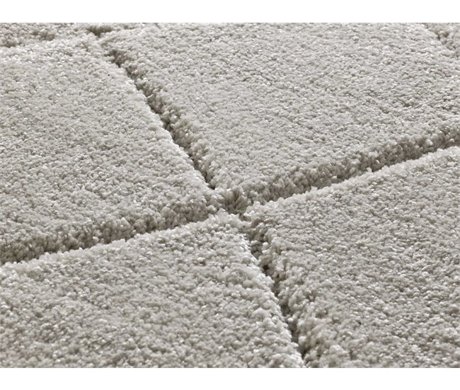 Alfombra de estilo escandinavo MOLIER - ATTICGO 80x150 Plateado