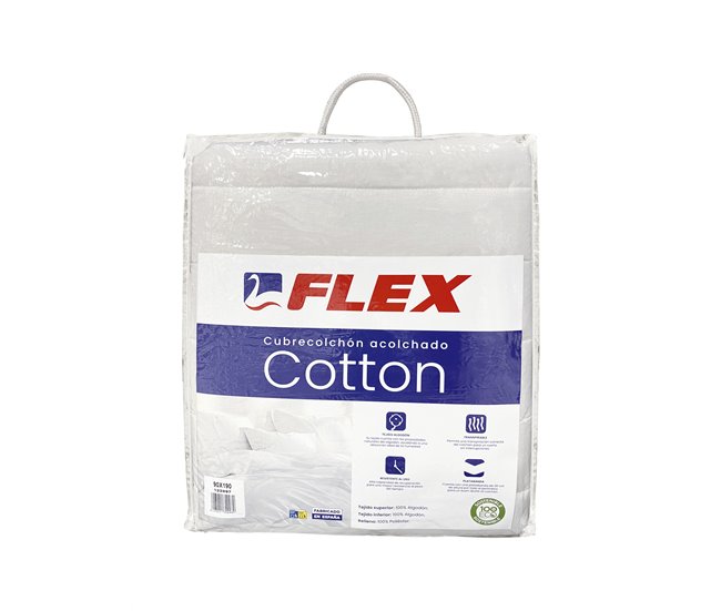 Protector colchón acolchado FLEX algodón 