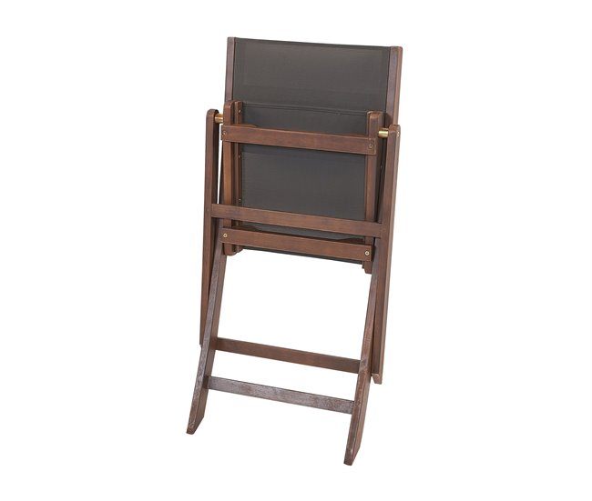 Beliani Conjunto de comedor CESANA Marron