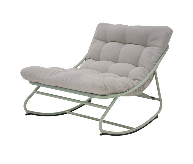 Sillón de jardín ROCKY color beige Blanco