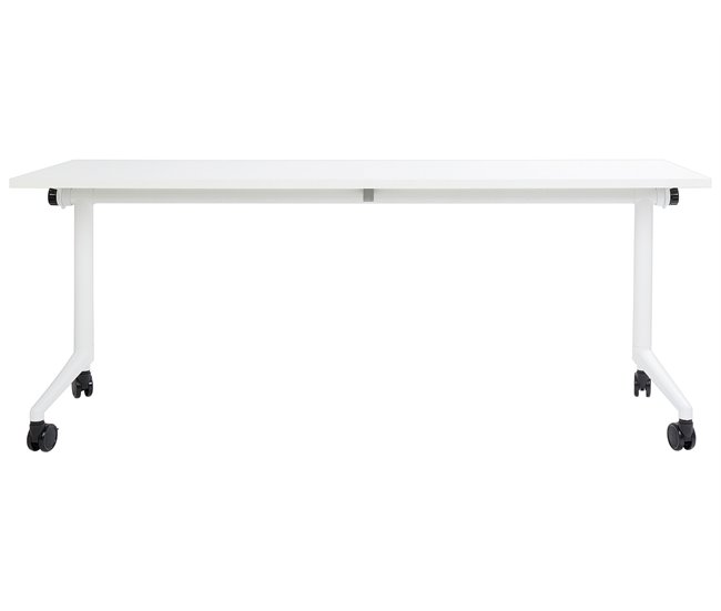 Beliani Escritorio plegable CAVI 180x60 Blanco