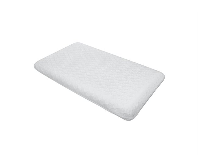 Almohada Plana para Personas que Duermen Boca Abajo S 58x38 Blanco