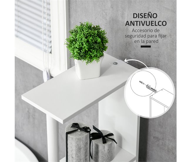 Armario de Baño MDF, Melamina de Madera kleankin, hogar - baño Gris