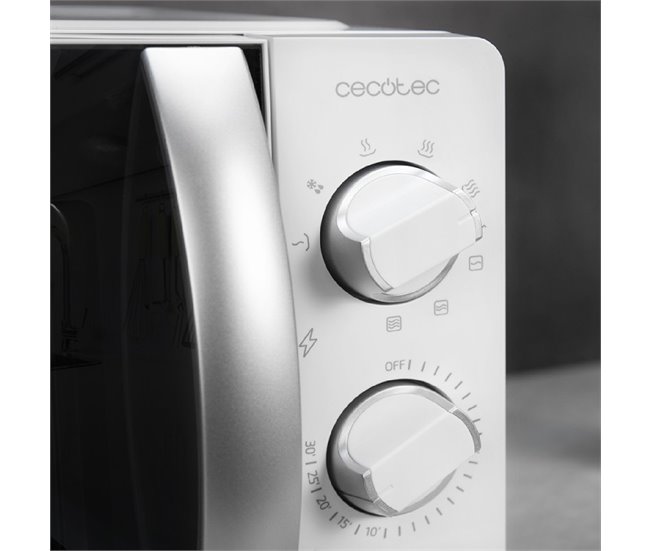 Cecotec Microondas solo Microondas 20L Con Grill Proclean 2110 Blanco