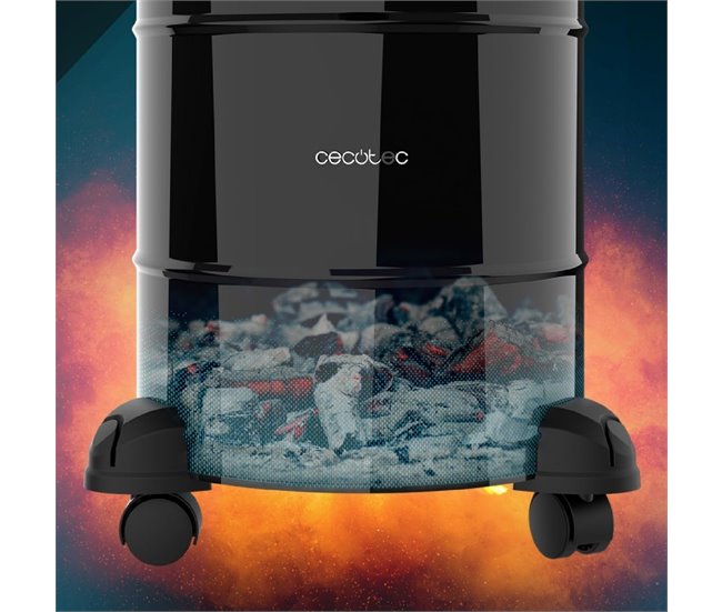 Aspirador de cenizas Conga Ash 6000 EasyGo XL Cecotec Negro