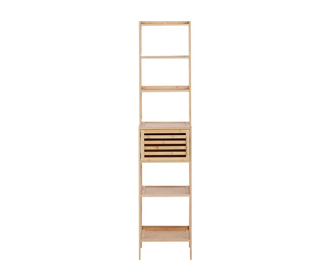 Beliani Estante de baño LEHI Madera Clara
