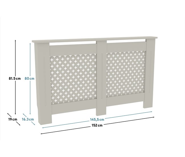 CUBRE RADIADOR WINDSOR Gris
