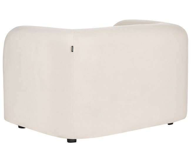 Beliani Conjunto de sofás LEIREN Crema