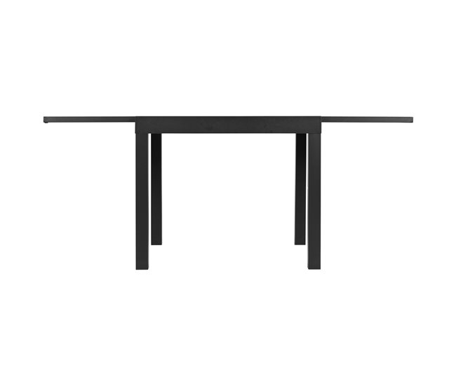 Mesa extensible de jardín ALYA gris oscuro Gris Oscuro
