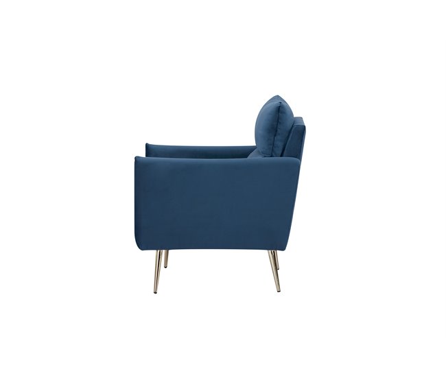 Sillón decorativo MINERVA Azul