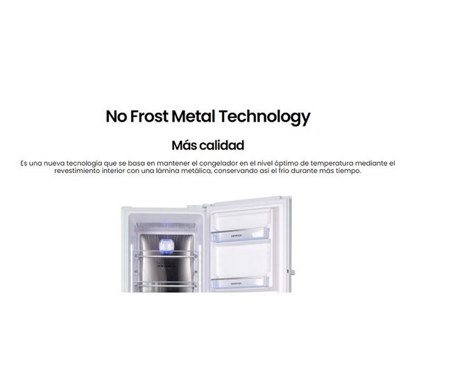 Congelador Vertical INFINITON CV-265L85WEM, 282 Litros, No Frost Blanco