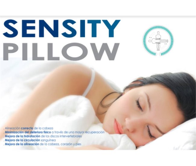 Almohada Viscoelástica Sensity Blanco