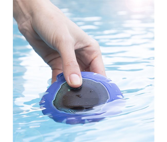 Altavoz Inalámbrico Flotante con LED Negro