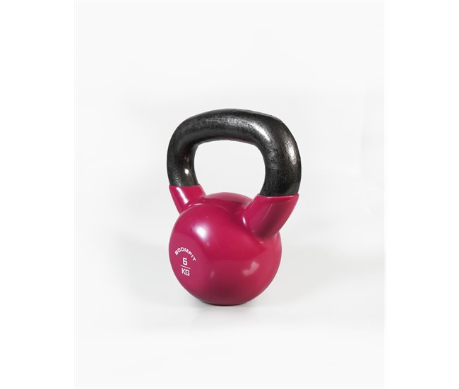 Kettlebell 6Kg - BOOMFIT Rosa