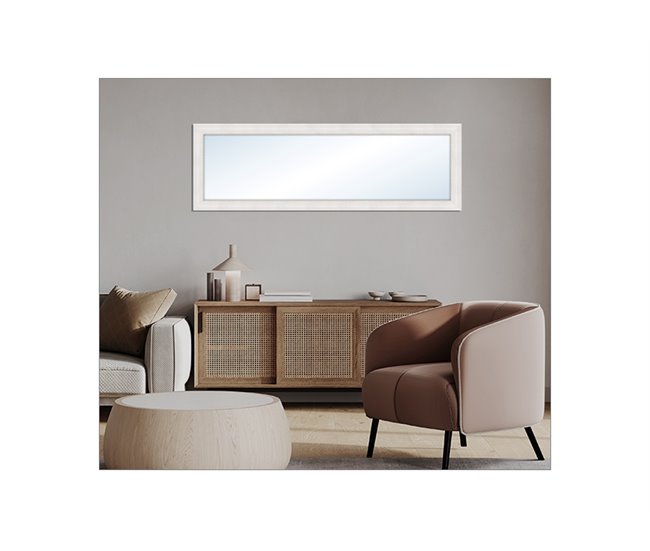Espejo ROMANTIQUE 150x48,5cm marca MARCOMUEBLE  Blanco