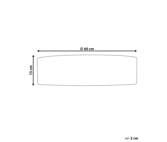 Beliani Lámpara de techo MAGNO Blanco