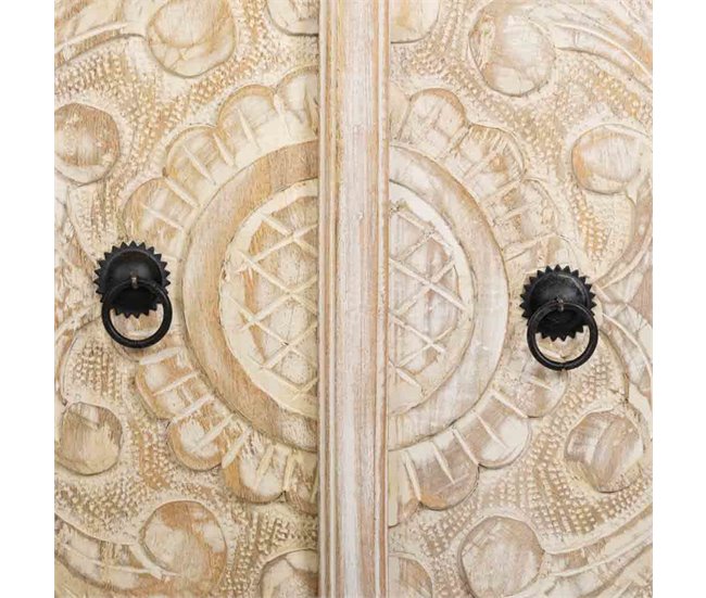Aparador de madera acabado artesanal Beige