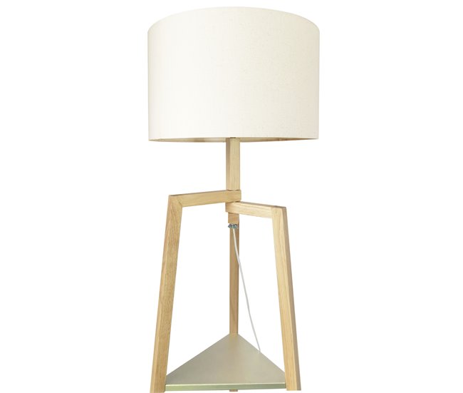 Lámpara de pie CHAN marca CONFORAMA 153cm Madera Clara