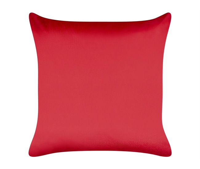 Beliani Cojín decorativo MARSHMALLOW Rojo