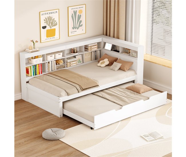 Camas nido 116x222 Blanco