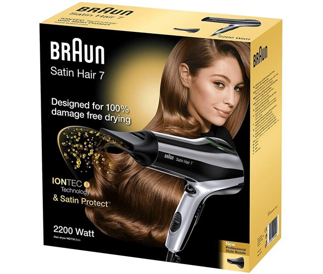 Secador de Pelo Satin Hair 7 HD710 Negro
